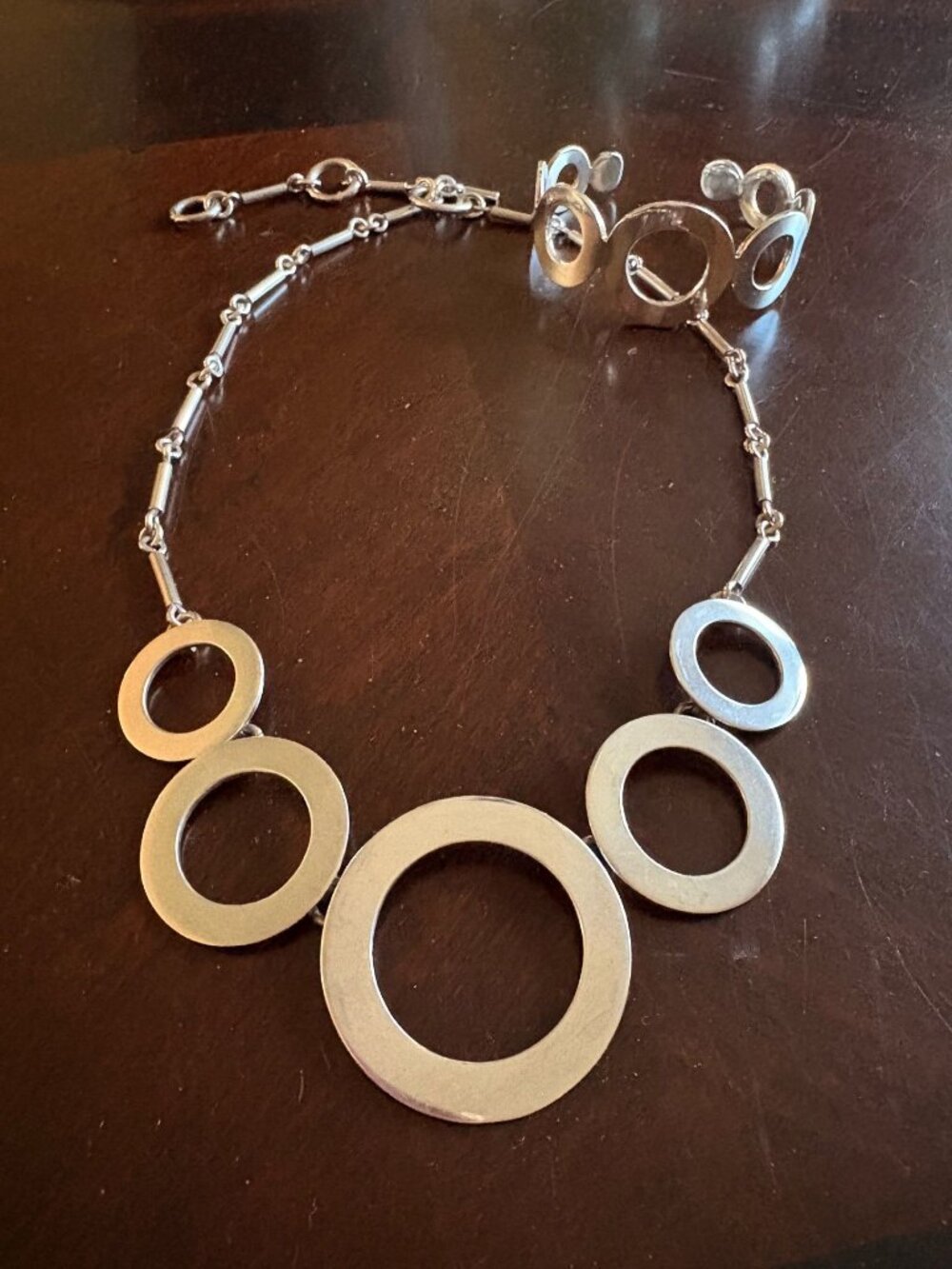 VTG John Hardy Sterling Silver Modernist Jewelry Set